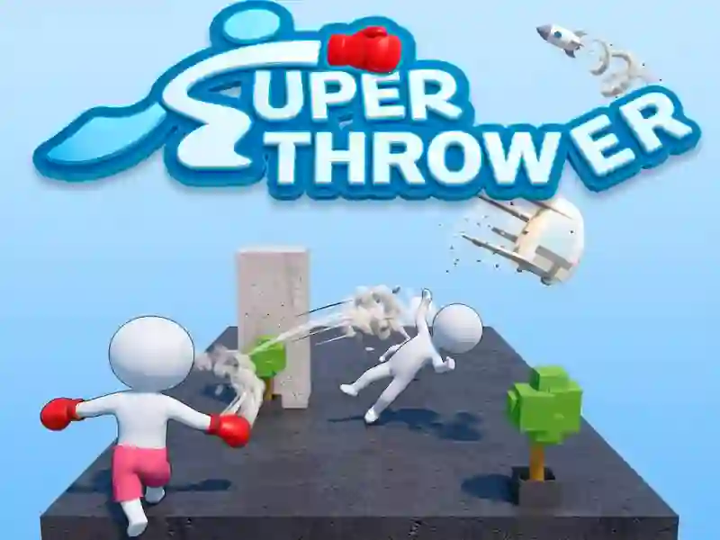 Gêm Super Thrower ar-lein