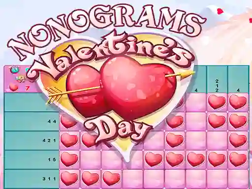 Gêm Nonograms Valentines Day ar-lein