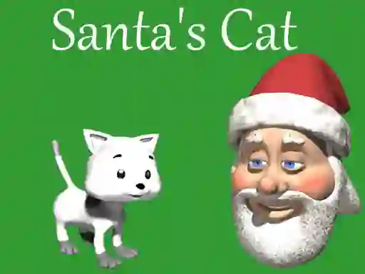 Gêm Santa's Cat ar-lein