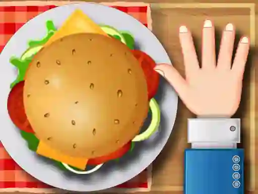 Gêm Burger Challenge ar-lein