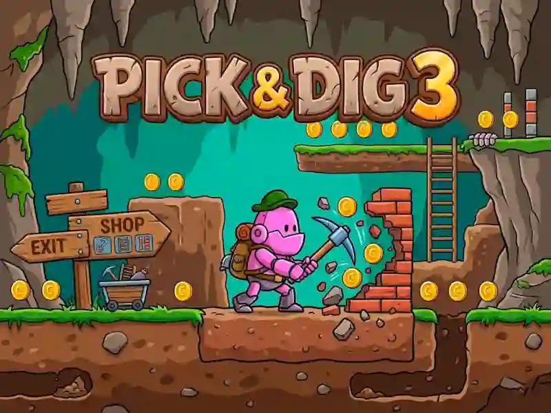 Gêm Pick & Dig 3 ar-lein