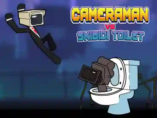 Gêm Cameraman vs Skibidi Toilet ar-lein