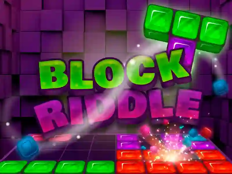 Gêm Block Riddle ar-lein