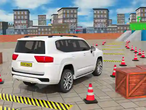 Gêm Prado Car Parking Games Sim ar-lein