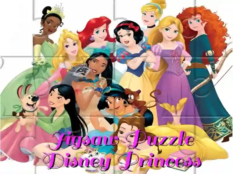 Gêm Jigsaw Puzzle: Disney Princess ar-lein