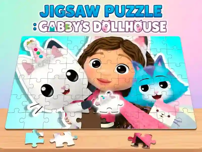 Gêm Jigsaw Puzzle: Gabby's Dollhouse ar-lein