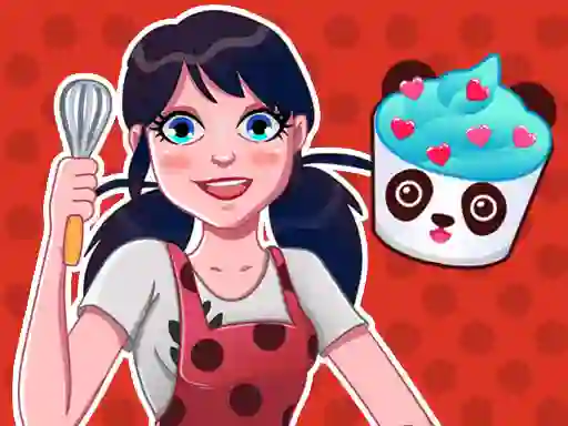 Gêm Miraculous Cupcake maker ar-lein