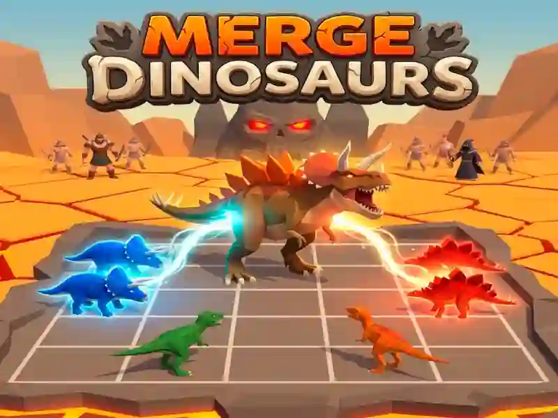 Gêm Merge Dinosaurs ar-lein