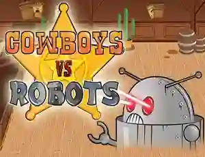 Gêm Cowboys vs Robots ar-lein