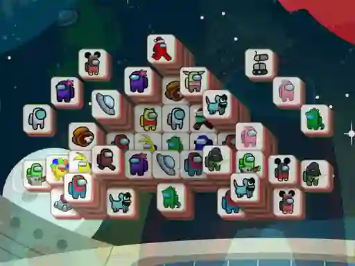 Gêm Among Mahjong Tiles ar-lein
