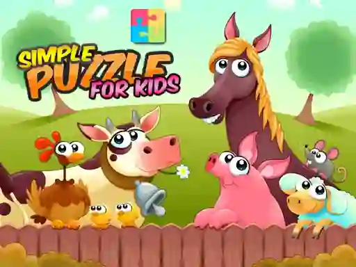 Gêm Simple Puzzle For Kids ar-lein