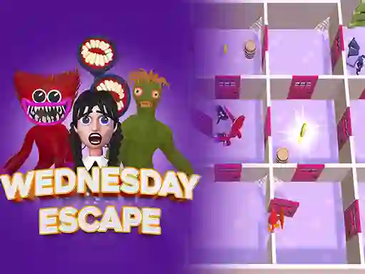 Gêm Escape Wednesday ar-lein