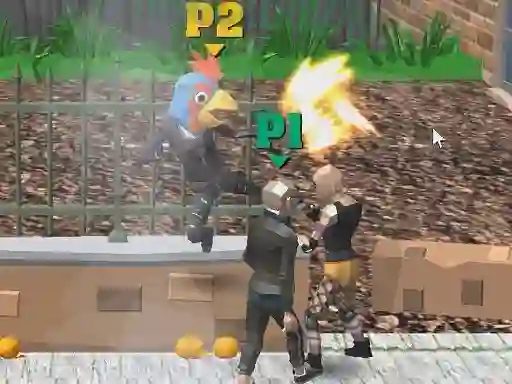 Gêm Double Street Fight ar-lein