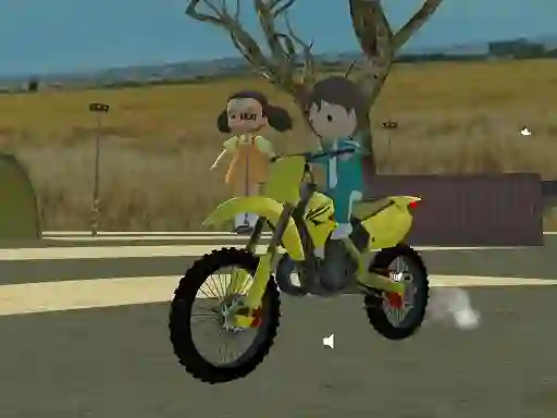 Gêm MSK Squid Game Motorcycle Stunts ar-lein