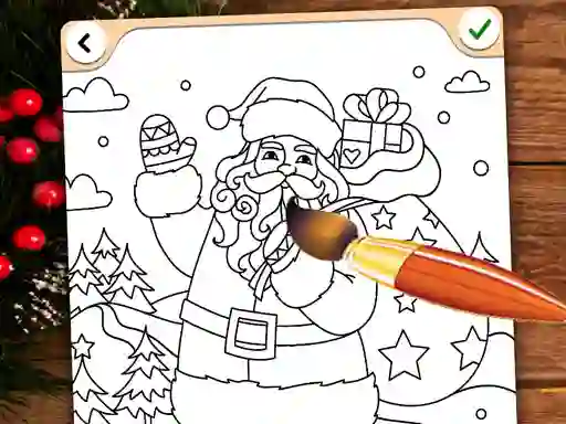 Gêm Christmas Coloring Game ar-lein