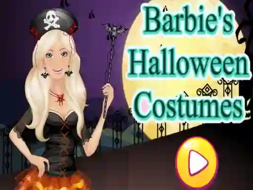 Gêm Barbie Halloween Costumes ar-lein