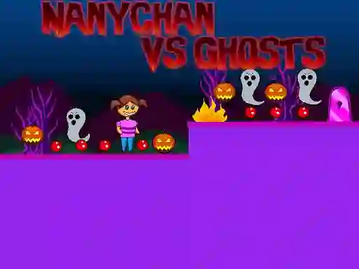 Gêm Nanychan vs Ghosts ar-lein