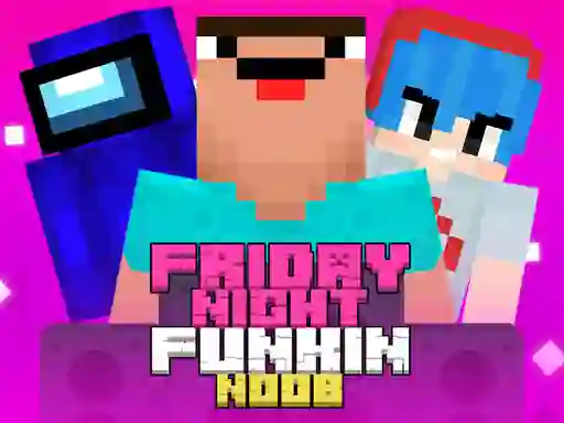 Gêm Friday Night Funkin Vs Noobs ar-lein
