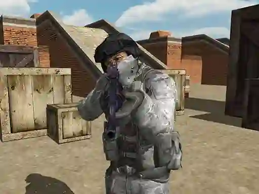 Gêm Counter City Strike Commando Action ar-lein