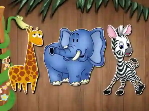 Gêm Animal Shapes ar-lein