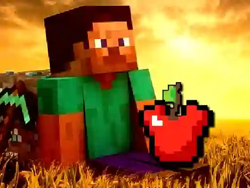 Gêm Mineblox Apple Shooter ar-lein