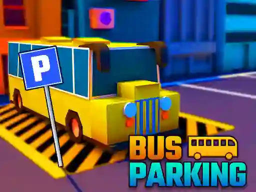 Gêm Bus Parking City 3d ar-lein