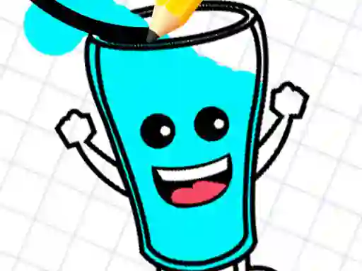 Gêm Happy Glass Draw Lines ar-lein