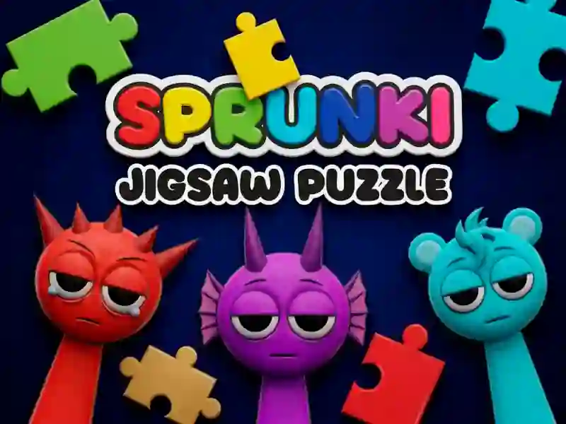 Gêm Sprunki Jigsaw Puzzle ar-lein