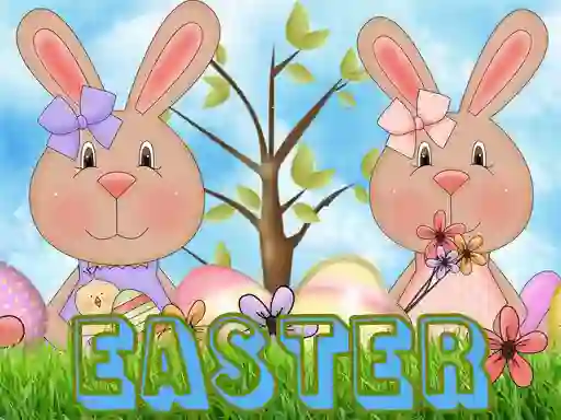 Gêm Easter Puzzle ar-lein