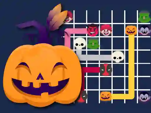 Gêm Connect The Halloween ar-lein