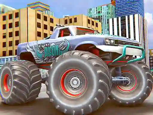 Gêm Monster Truck Stunt Driving Simulation ar-lein