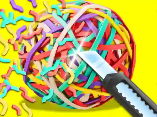 Gêm Rubber Band Cutting ar-lein