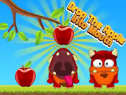 Gêm Drop The Apple Into Mouth ar-lein