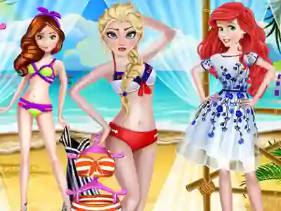 Gêm Summer Beach Outfits ar-lein