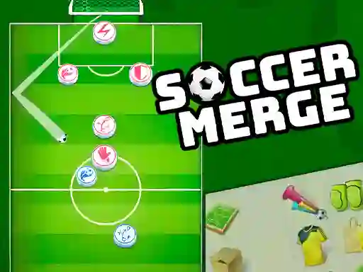 Gêm Soccer Merge ar-lein