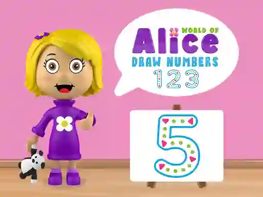 Gêm World of Alice Draw Numbers ar-lein