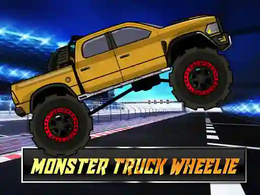 Gêm Monster Truck Wheelie ar-lein