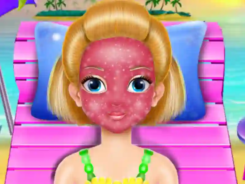 Gêm A Beach Day Spa Care ar-lein
