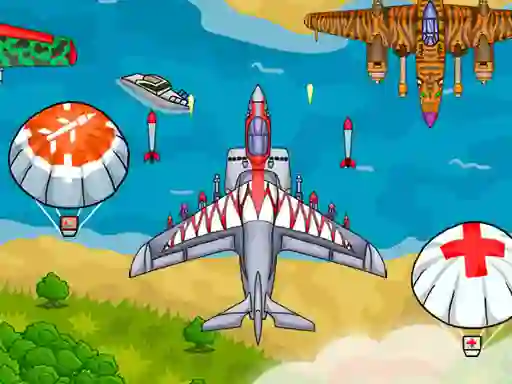 Gêm Air Force Attack ar-lein
