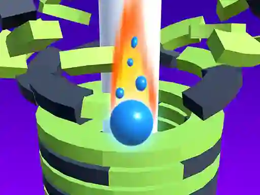 Gêm Helix Fall ar-lein