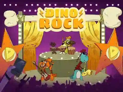 Gêm Dino Rock ar-lein