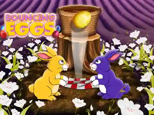 Gêm Bouncing Eggs ar-lein