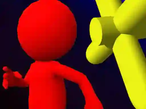 Gêm Human Runner 3D ar-lein