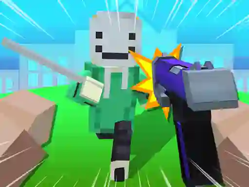 Gêm Block Craft 3D School ar-lein
