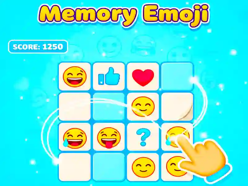 Gêm Memory Emoji ar-lein