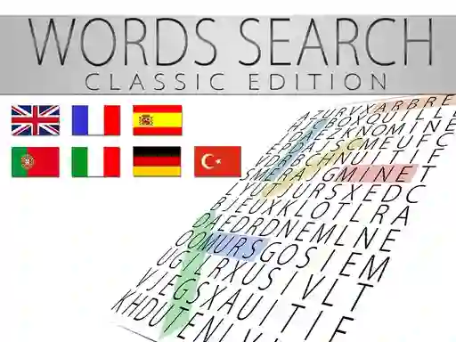 Gêm Words Search Classic Edition ar-lein