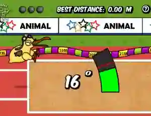 Gêm Animal Olympics Triple Jump ar-lein