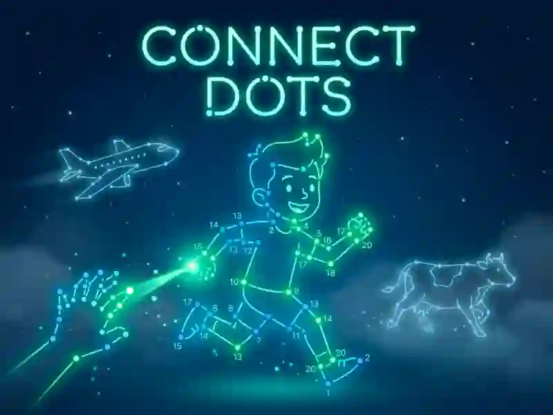 Gêm Connect Dots ar-lein