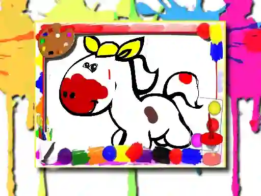 Gêm Horse Coloring Book ar-lein
