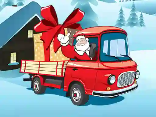 Gêm Christmas Vehicles Jigsaw ar-lein
